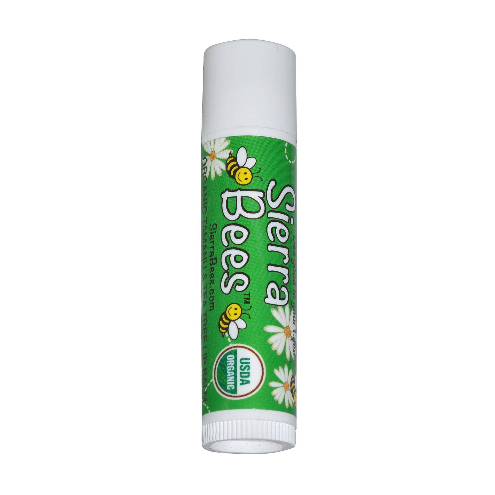 Бальзам для губ Sierra Bees Tamanu &amp; Tea Tree Organic Lip Balm Таману та чайне дерево, 4.25 г